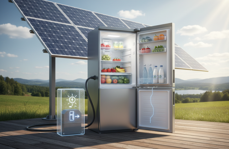 can solar power run a fridge