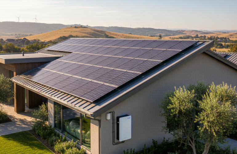 home solar power unit