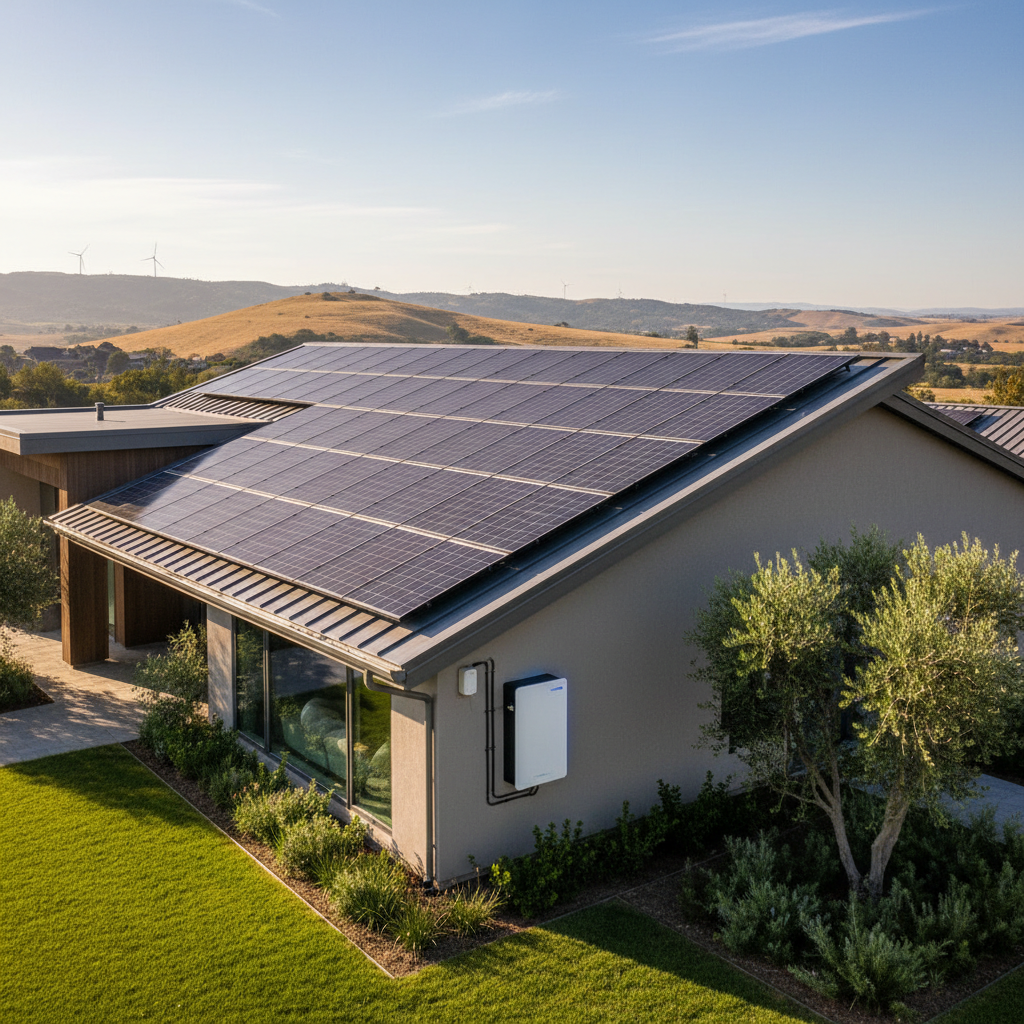 home solar power unit