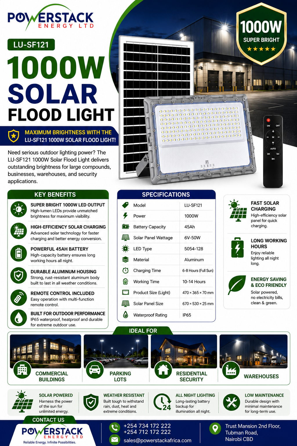 1000w flood light