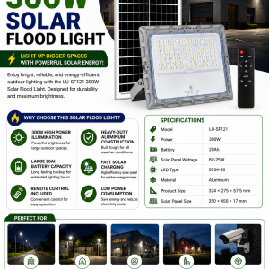300W Solar Flood Light