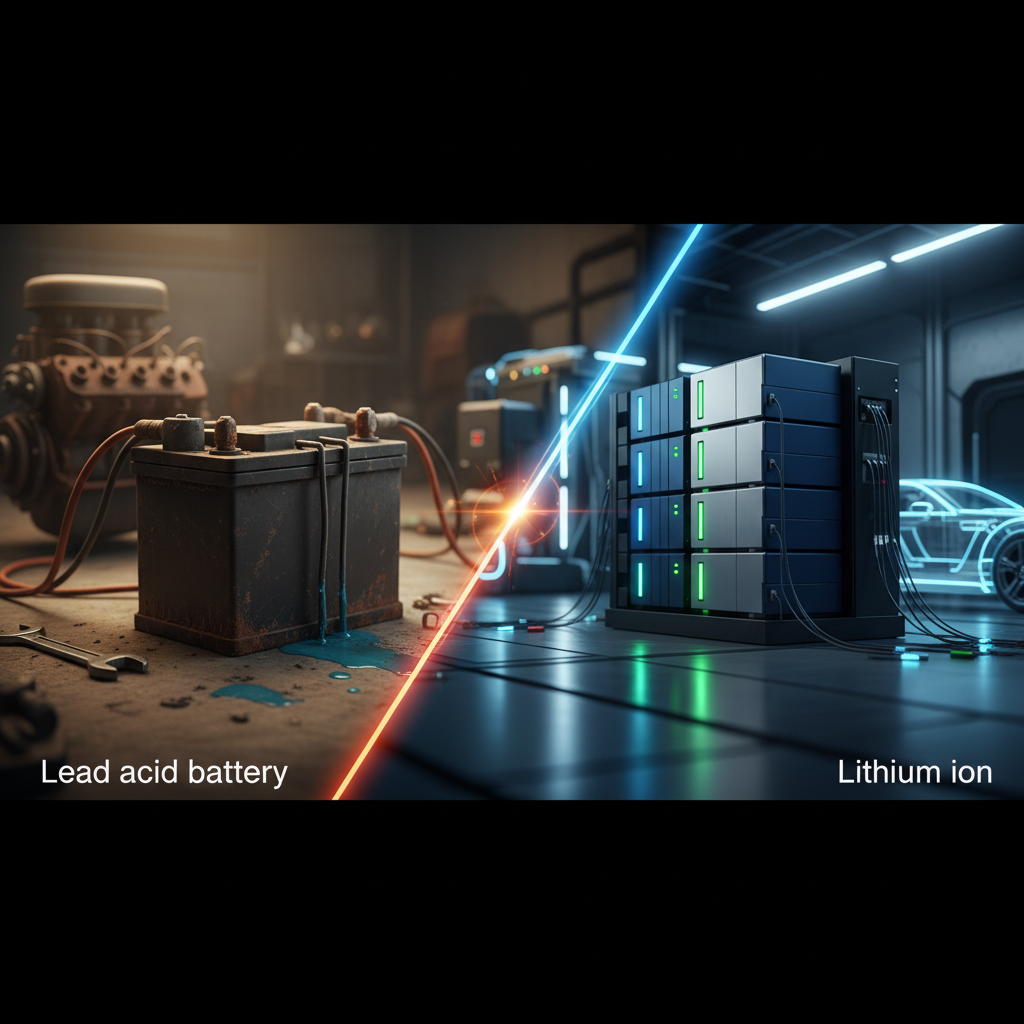 lead acid battery vs lithium ion