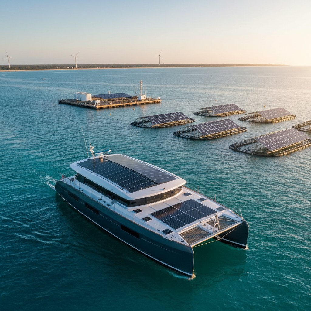 Marine solar panels