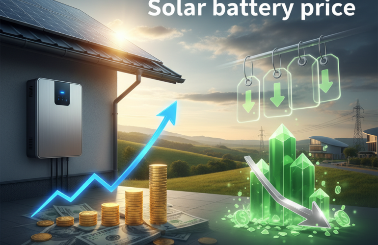 Solar battery price
