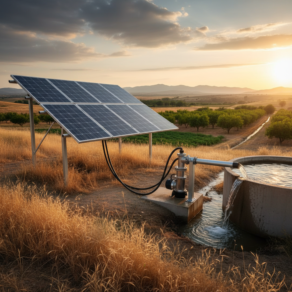 solar panels for water pump