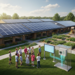 Why are solar panels good for schools