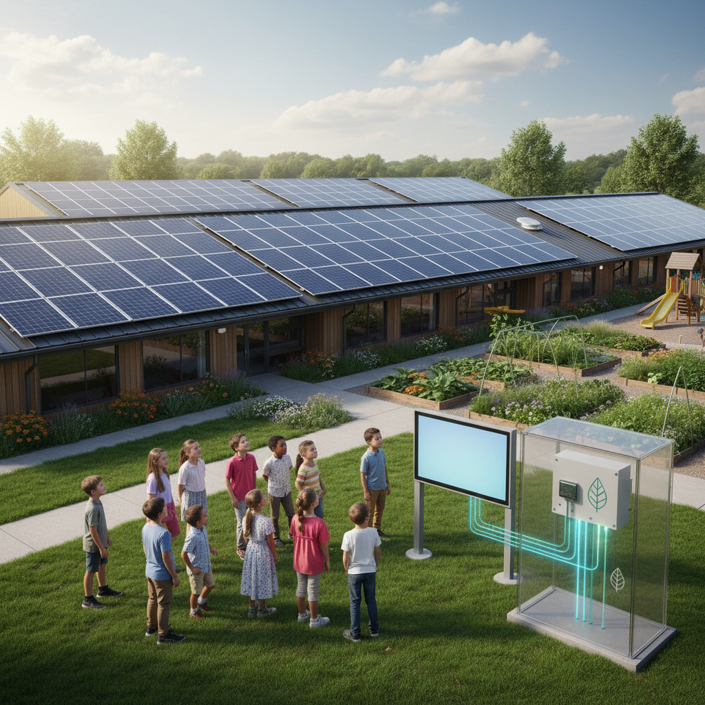 Why are solar panels good for schools